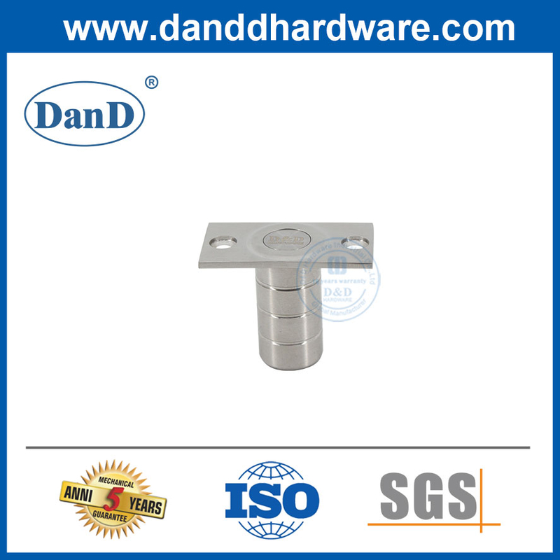 Staubdestelld aus robuster Stahl mit Teller für Holzmetalltür Flush Bolt-DDP005