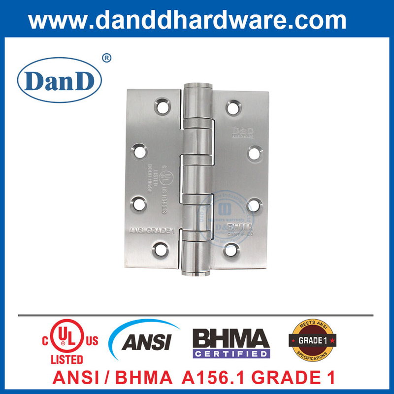 ANSI BHMA Grad 1 schwere Edelstahl feuerfeste Tür Hinges-DDSS001-Ansi-1-5x4x4.8