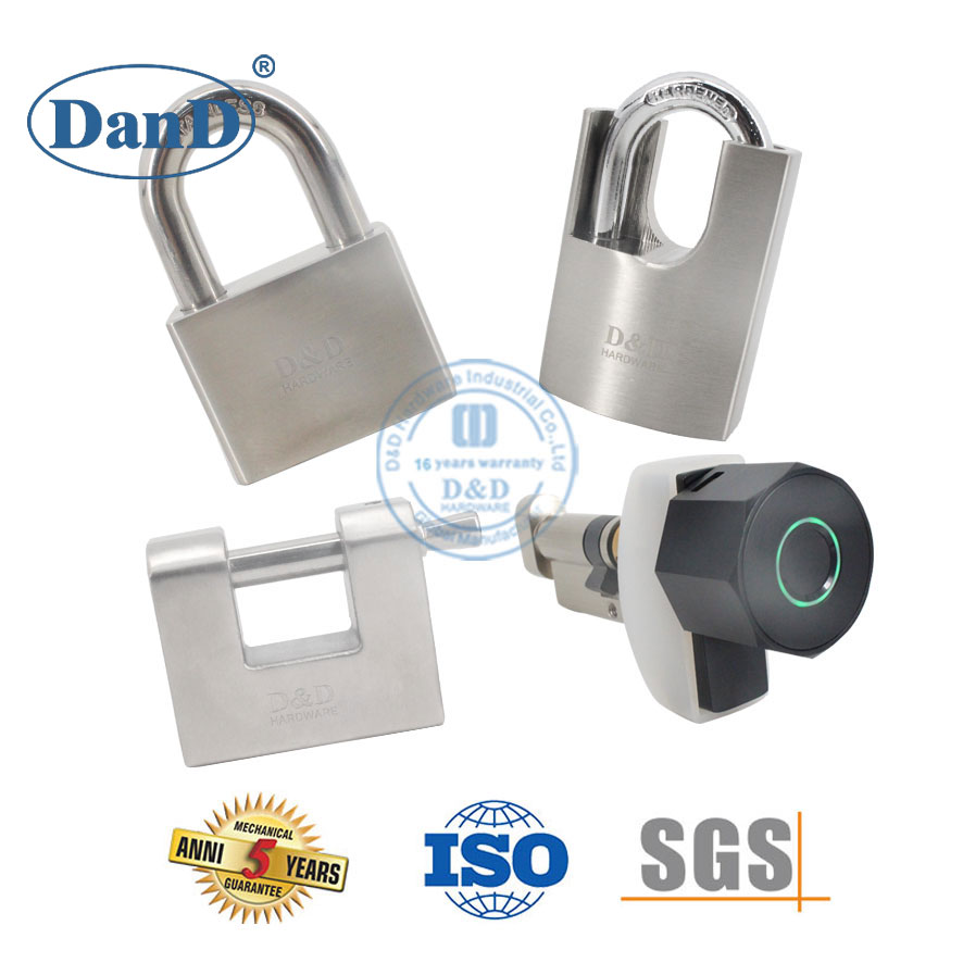 40 mm Outdoor-Fingerabdruck Electronic Padlock Smart Lock Hardware Keyless Pad Locks-DDPL013
