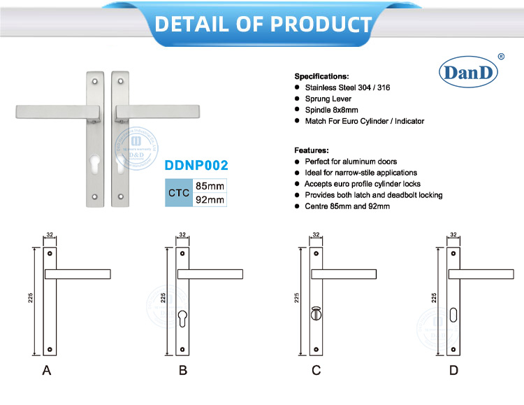 Schmaler T&uuml;rgriff