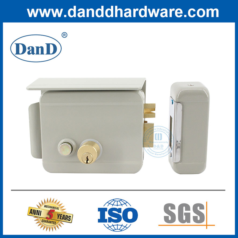 Security Electric Gate Lock Metall Outdoor Rim Lock Hersteller-DDRL045