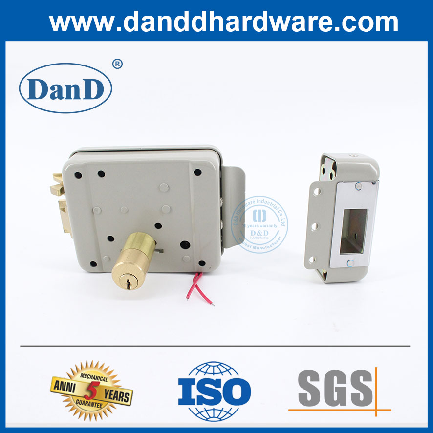 Home Security Smart Magnetic Electronic Electron Rim Lock Hersteller-DDR044
