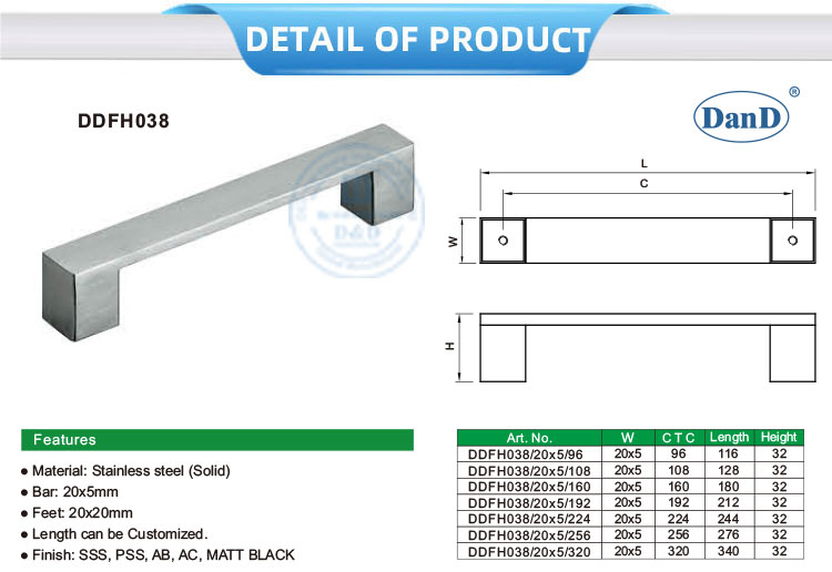 Moderne K&uuml;chenschrankgriffe