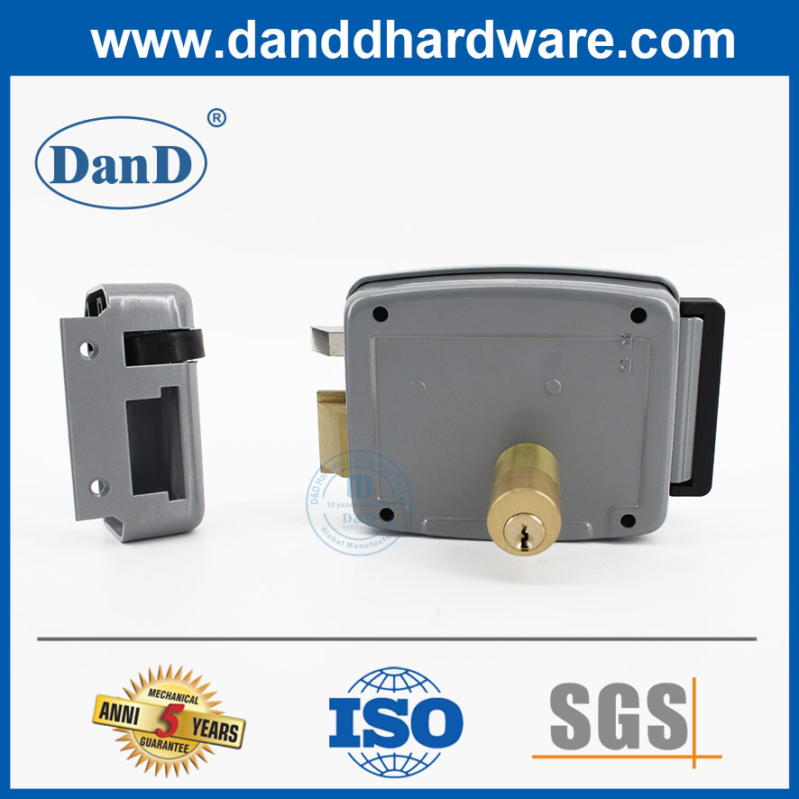 China Hersteller Sicherheitstor Schloss Messing Zylindertür Rim Lock-Ddrl034