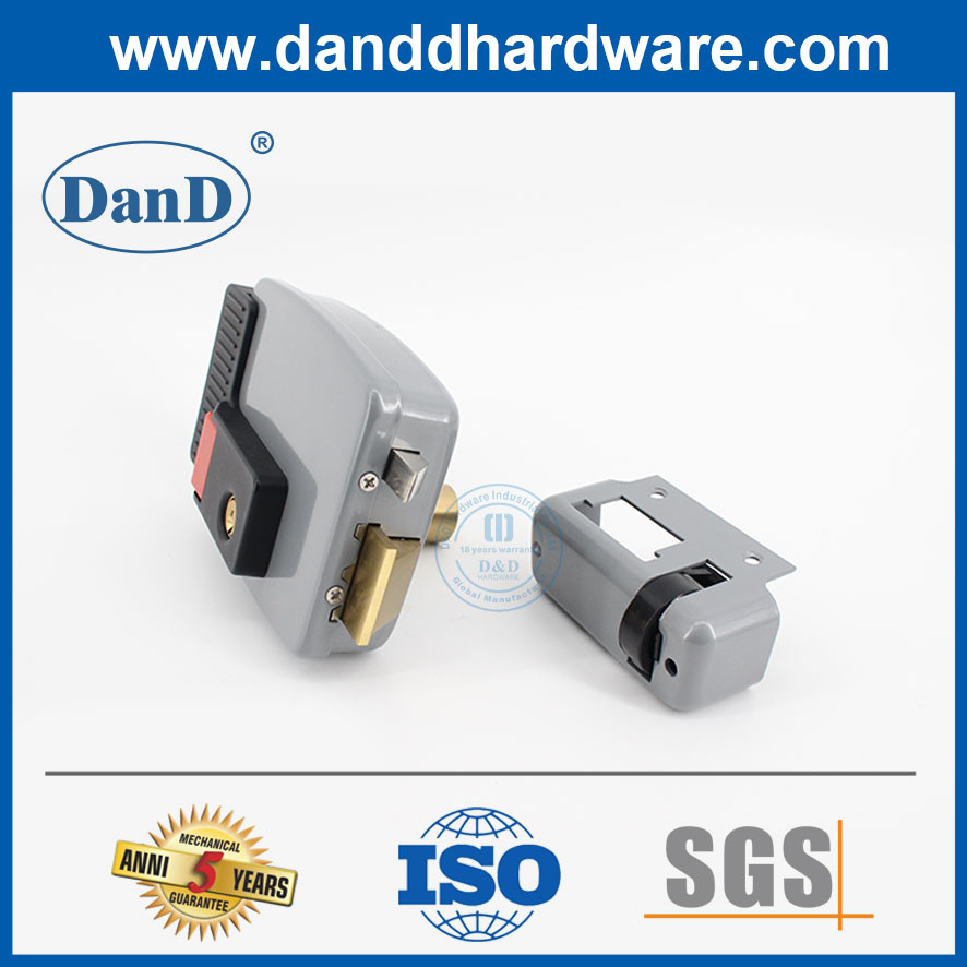 China Hersteller Sicherheitstor Schloss Messing Zylindertür Rim Lock-Ddrl034
