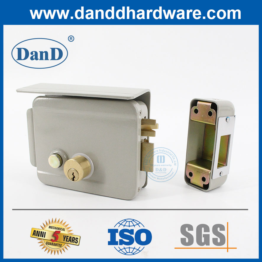 Security Electric Gate Lock Metall Outdoor Rim Lock Hersteller-DDRL045