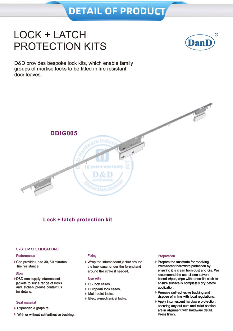 Schloss- und Verriegelungsschutzkits