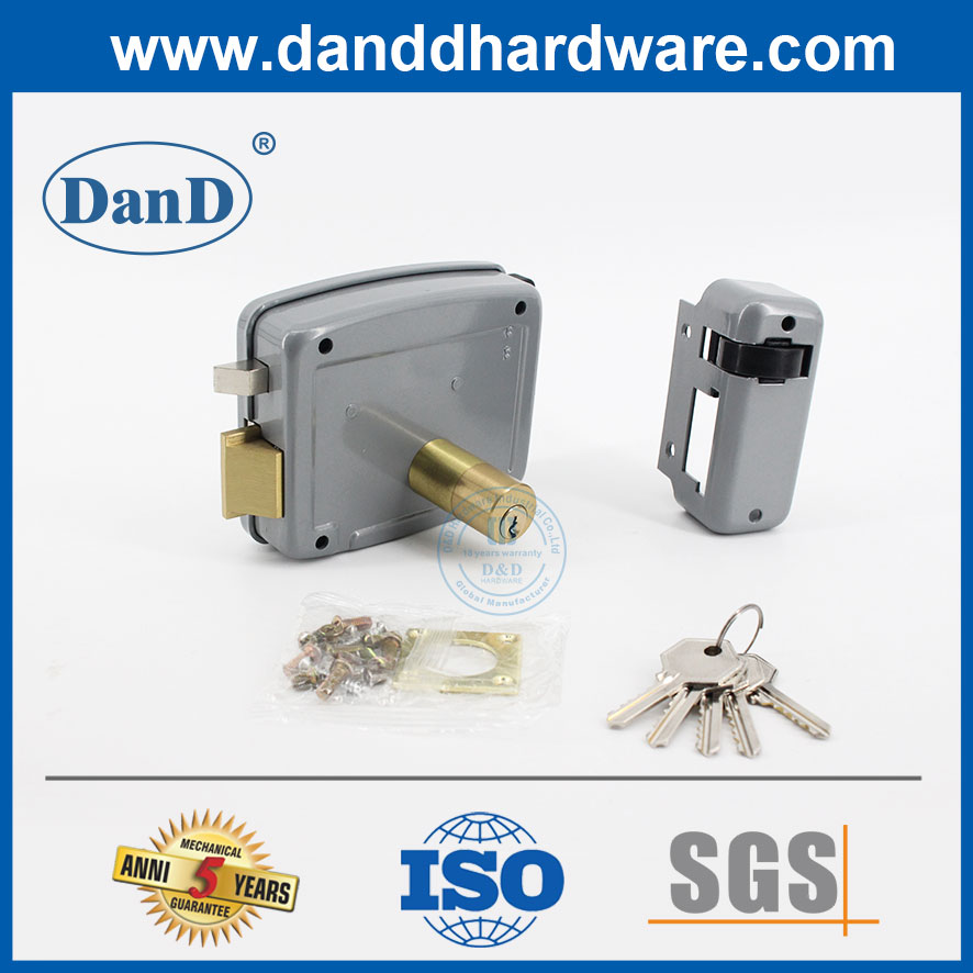 China Hersteller Sicherheitstor Schloss Messing Zylindertür Rim Lock-Ddrl034