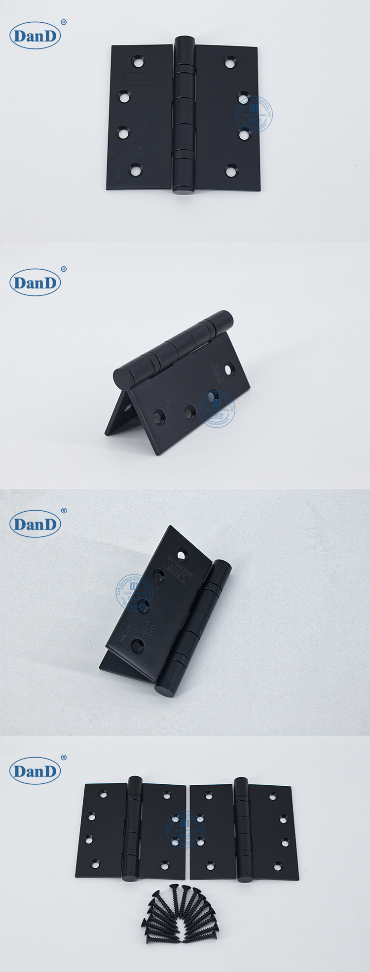 Schwarze T&uuml;rscharniere