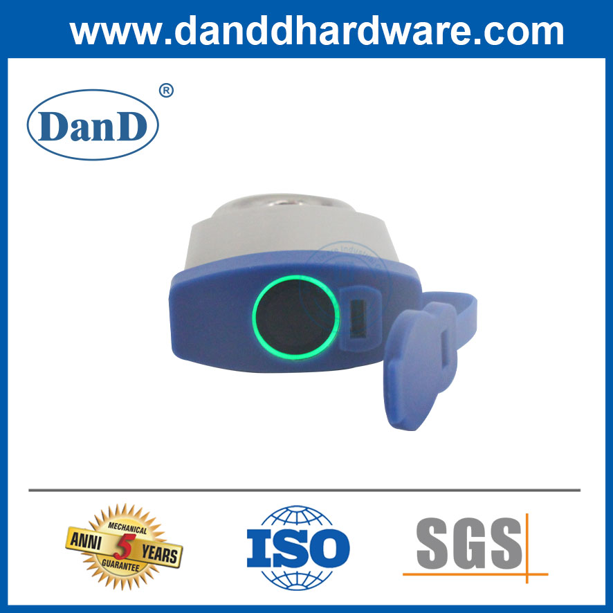 50mm Smart Pad Lock Biometric Fingerabdruck Locker Unzerbrechlich vorhersehbar DDPL012
