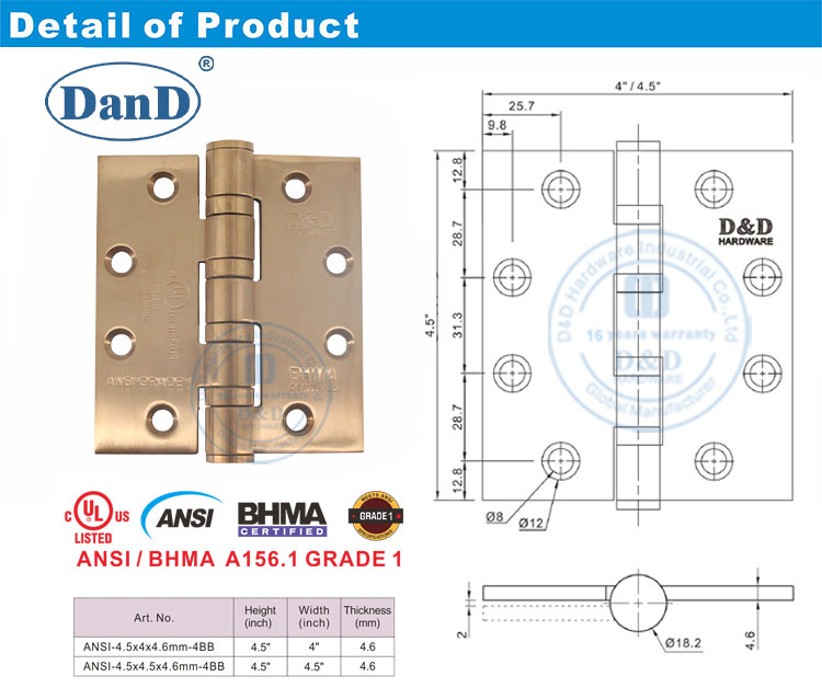 BHMA -T&uuml;rscharnier