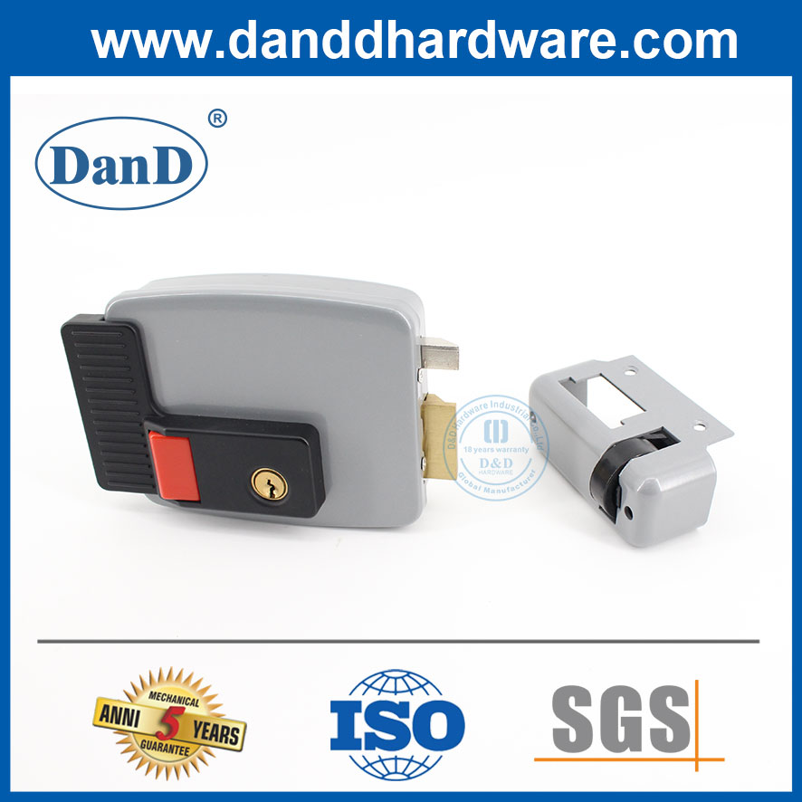 China Hersteller Sicherheitstor Schloss Messing Zylindertür Rim Lock-Ddrl034