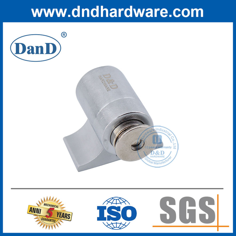 Satin-Chrombodenmontage-Türstopper Zinklegungsmagnetür Halter-DDDS033