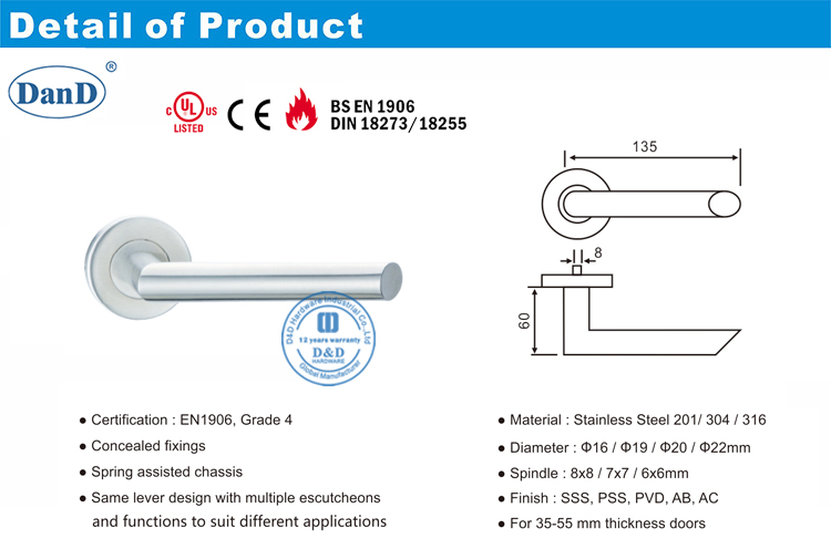 Innere T&uuml;rgriffe-D und D-Hardware