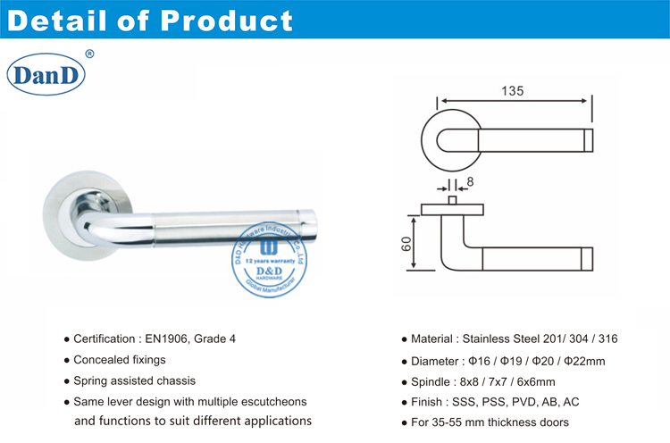 Eingangst&uuml;rgriffe-D und D-Hardware