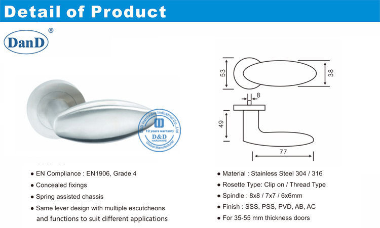 Moderne T&uuml;rhebel-D und D-Hardware