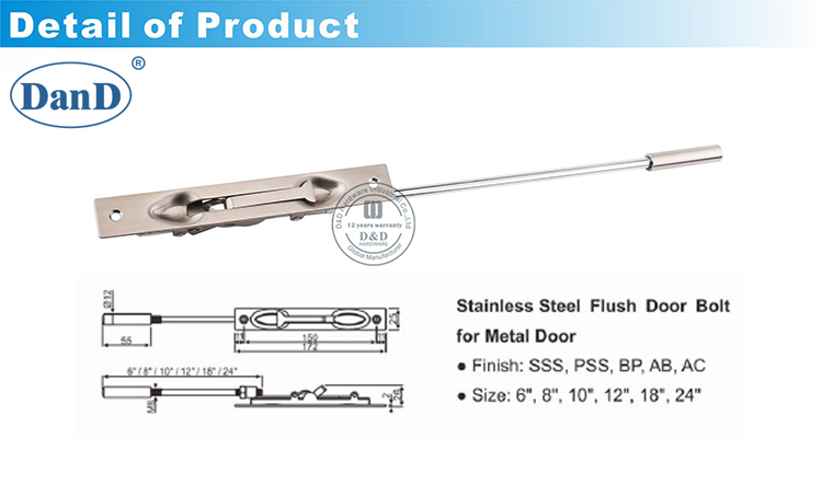 Hardware f&uuml;r Sp&uuml;lent&uuml;r-Bolzen-D- und D-Hardware