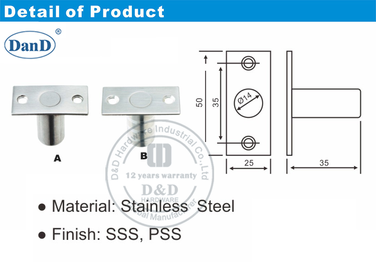 Neues Design Staubsichere Sockel-D und D-Hardware