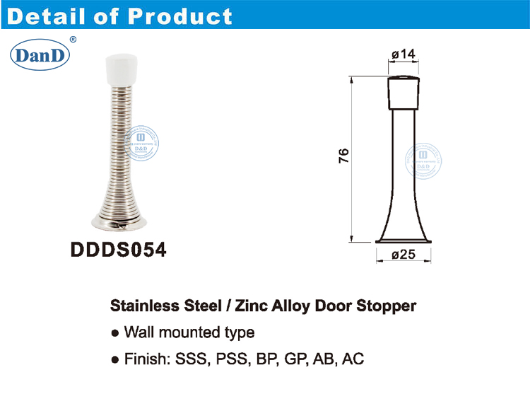 Federt&uuml;r Stopper