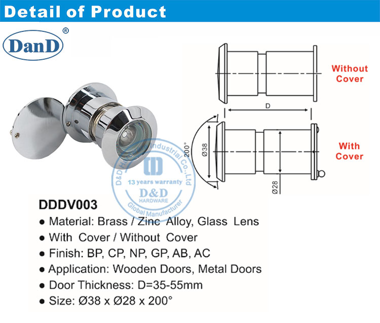 Sicherheitst&uuml;r -Zuschauer Peephole