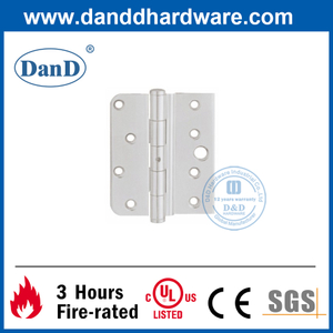 SS316-Quadratmeter und runder Eckkurbelscharnier für einzelne Tür-DDSS036