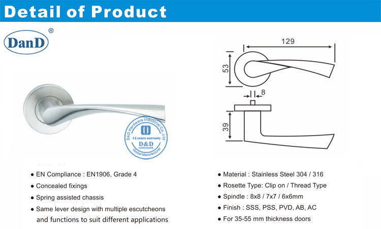 Au&szlig;enhebel-T&uuml;rgriff-D und D-Hardware