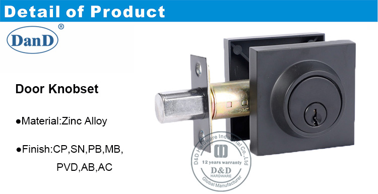 Eingang Tubular Lock-DDLK031-D und D Hardware