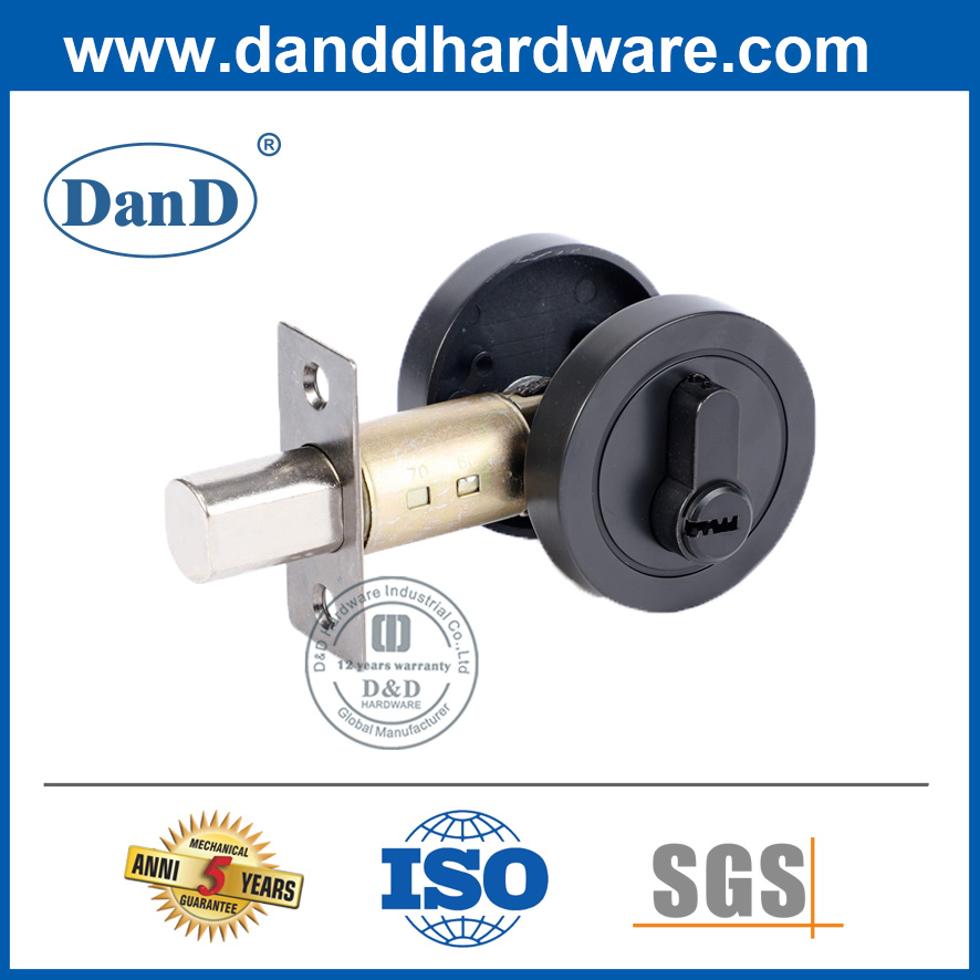Quadrat-Typ Zinklegierung Doppelzylinder Deadbolt-Lock-DDLK021