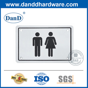 Edelstahl Unisex-öffentliche Waschraum-Zeichenplatte-ddsp003