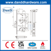 CE-Zertifikat EN12209 Brand bewertet SS304 LaNise Deadbolt Lock für Fire Door-DDML013-6072