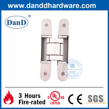 180 Grad einstellbare Zinklegierung 3D Invisible Türscharnier-DDCH008-G40