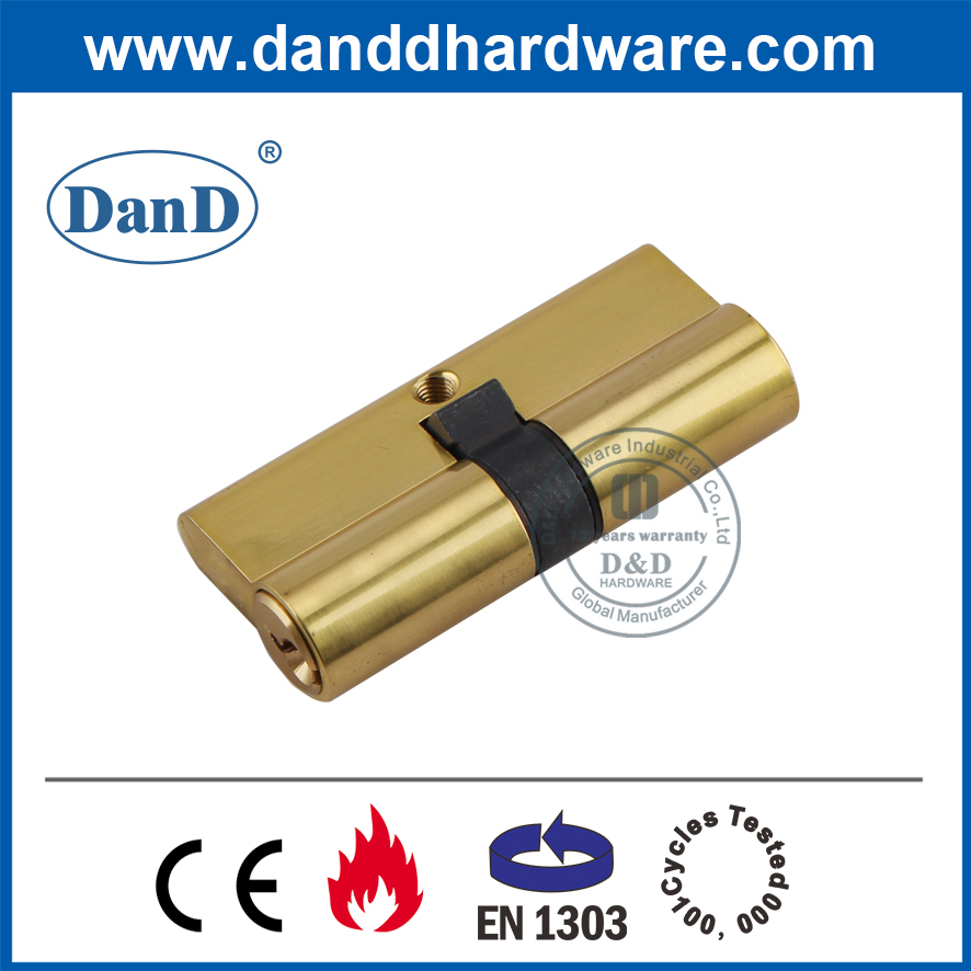 Beste EN1303 Polished Messing Profile Doppelverriegelungszylinder-DDLC003