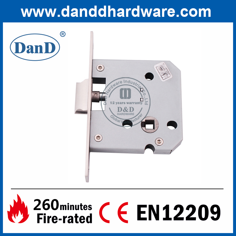 Massive Edelstahl 304 Deadbolt-Schließkörper für Toilettentür-DDML029-B