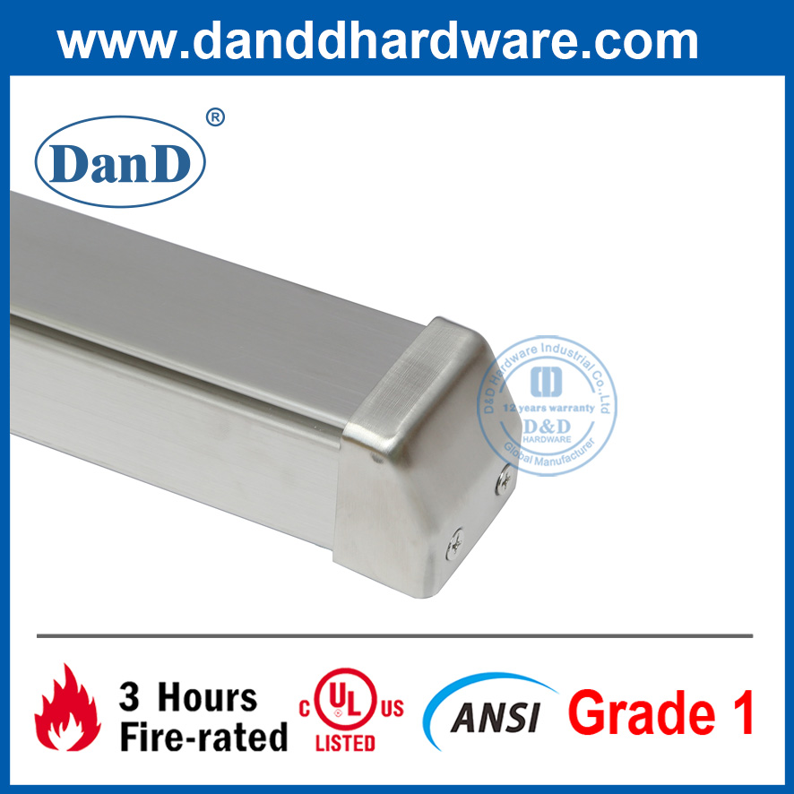 ANSI Grad 1 Stahlfeuer Notfallausgangstür Push Bar-DDPD024