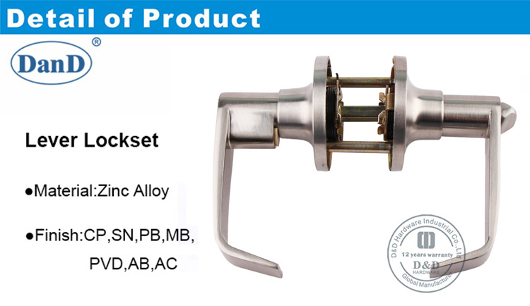 T&uuml;rgriff Tubular Lock-DDLK096-D und D Hardware