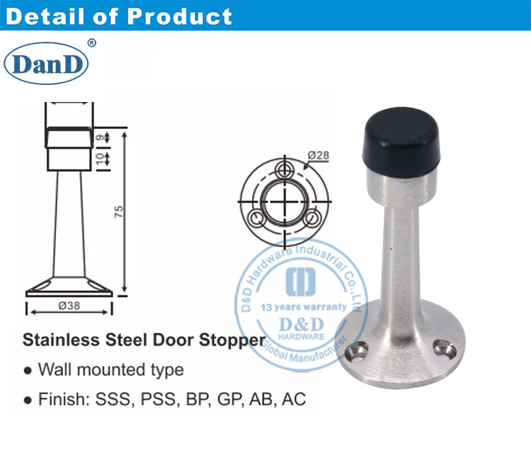 Zinklegierungst&uuml;r Stopper