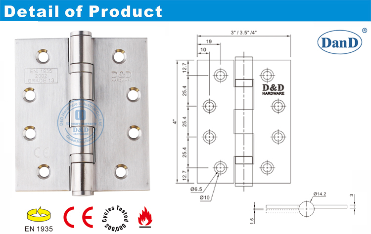 CE Metall -T&uuml;rscharnier 