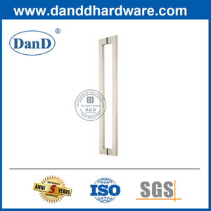 SS304 Silber Double Side Allure Pull Griff für Bürogebäude Tür-DDPH015