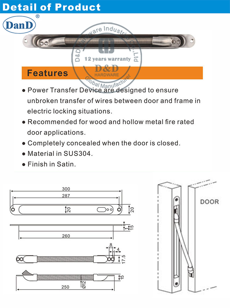 Architekturhardware f&uuml;r Metallt&uuml;r-D und D-Hardware