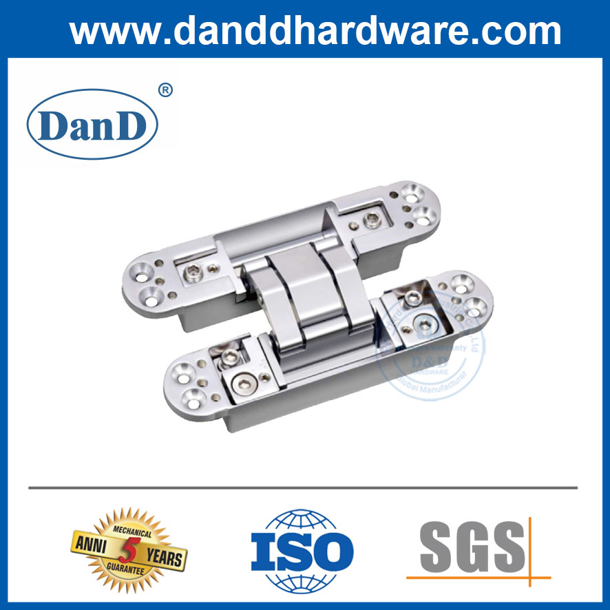 Concelaed Installation 3D einstellbare Zinklegierung und Aluminium HIGHDEN HINGE-DDCH011