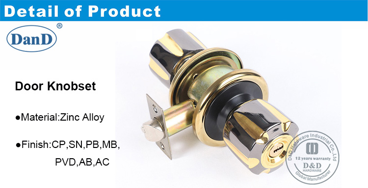 Eingang Tubular Lock-DDLK059-D und D Hardware