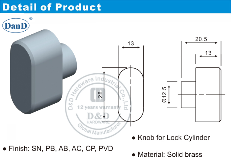 Konb f&uuml;r T&uuml;rzylinder-D und D-Hardware