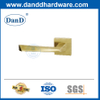 Moderner solider Hebelgriff Edelstahl quadratische Goldtür Eingangshandle-DDSH056