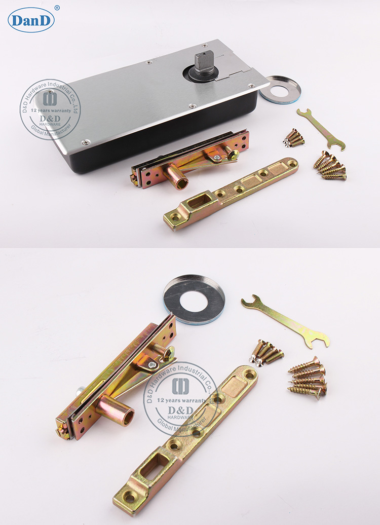 Glast&uuml;rboden Spring-D- und D-Hardware