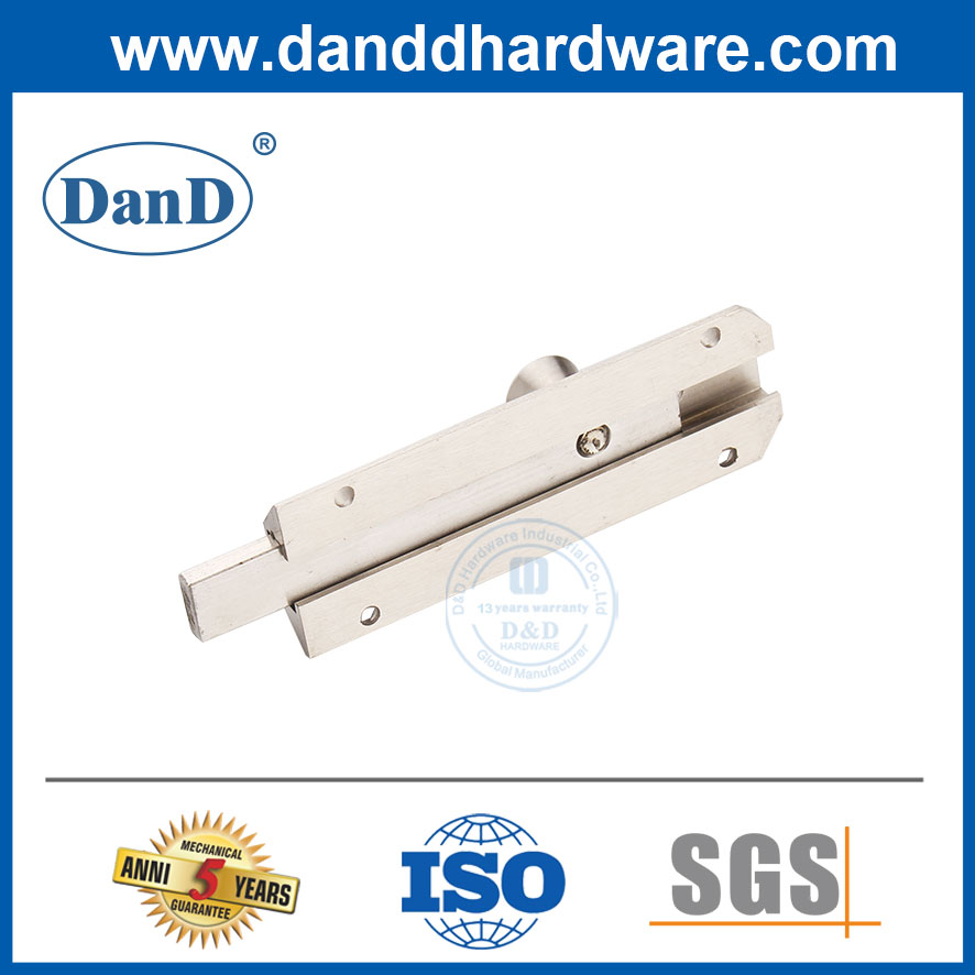 4-Zoll-Satin-Nickel-Turm-Bolzen-Lock-Messing-Turm-Bolzenhersteller Hersteller-DDB017