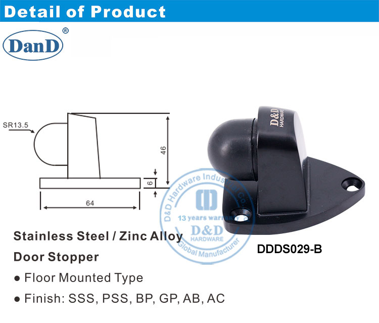 Schwarzer T&uuml;rhalter