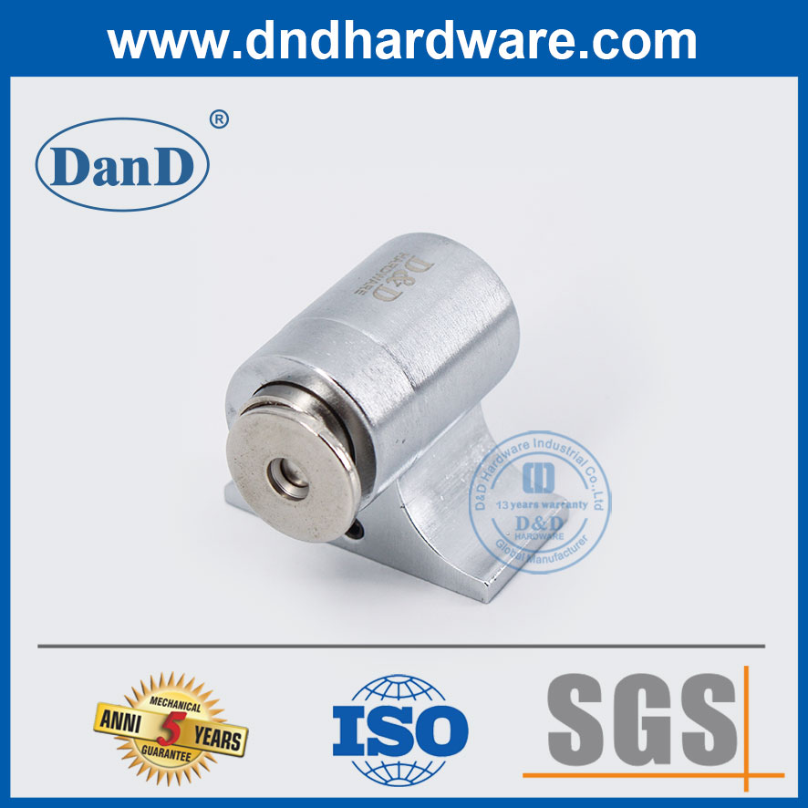 Satin-Chrombodenmontage-Türstopper Zinklegungsmagnetür Halter-DDDS033