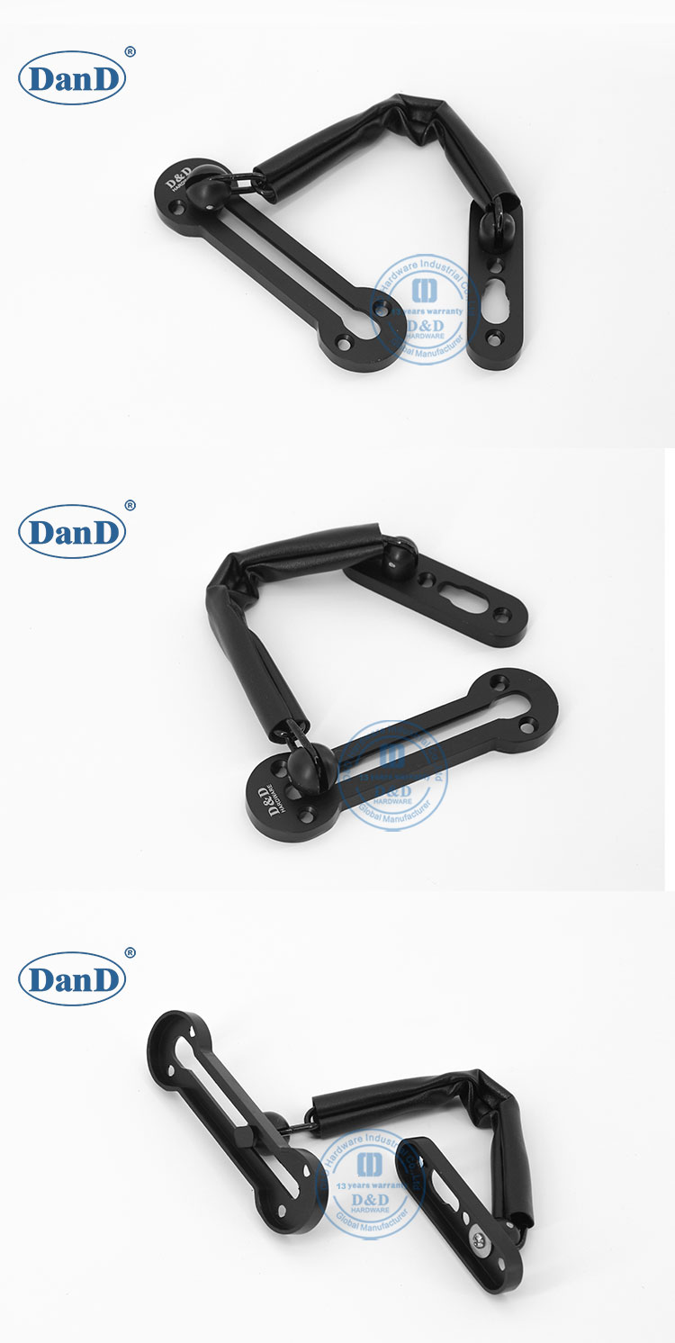 schwarzes T&uuml;rkettenschloss