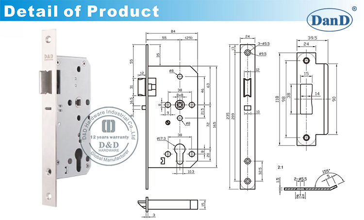 Lock-D- und D-Hardware im Klassenzimmer