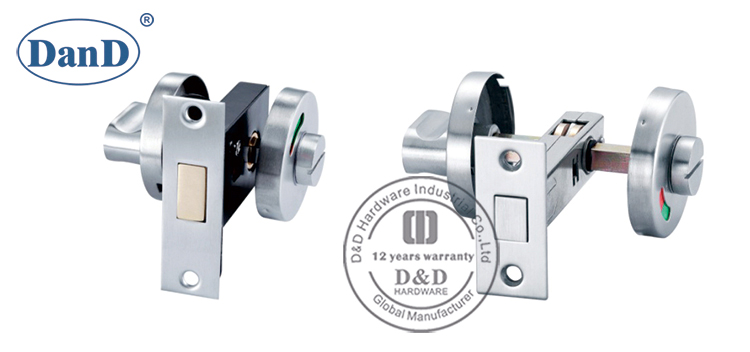 Badezimmer-Deadbolt -D- und D-Hardware